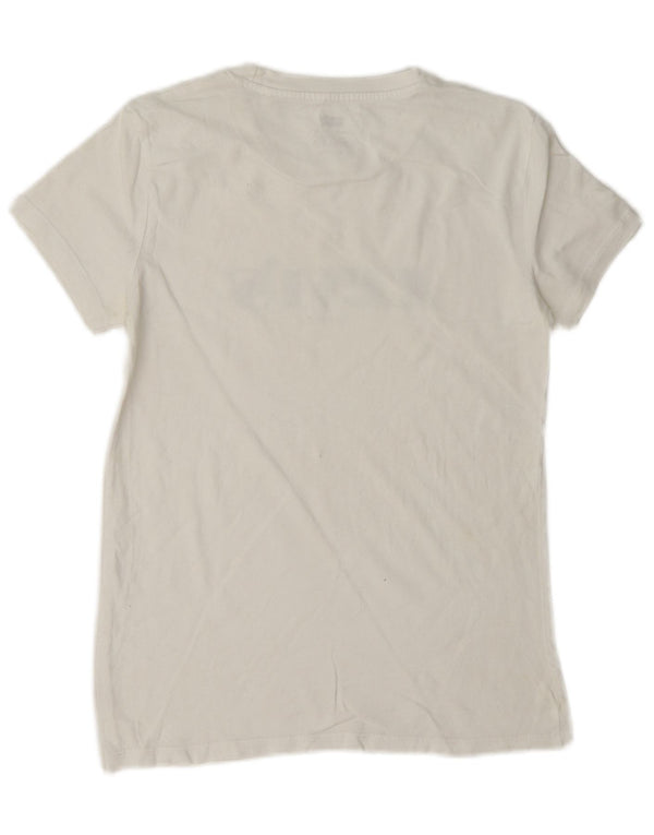 Γυναικείο γραφικό μπλουζάκι Levi's Oversized Top UK 2 2XS Λευκό