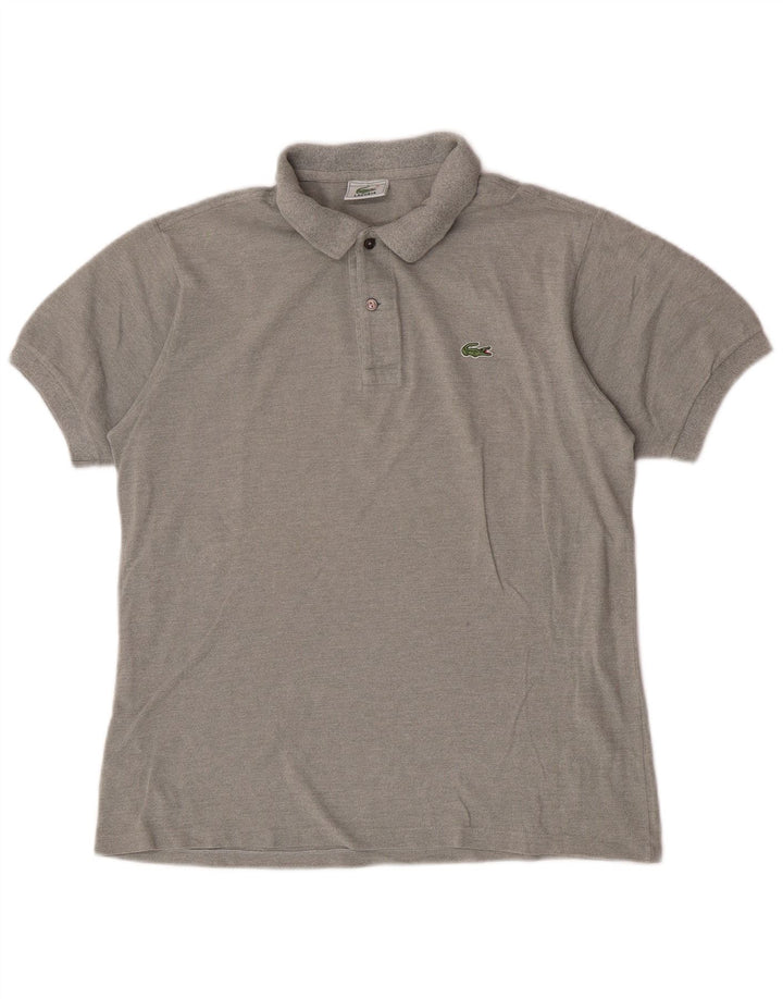 Ανδρικό πουκάμισο Polo Lacoste, Μέγεθος 4, Βαμβακερό μεσαίο γκρι