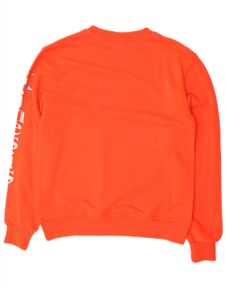 Ανδρικό γραφικό φούτερ FILA Jumper XS Orange Colourblock Cotton