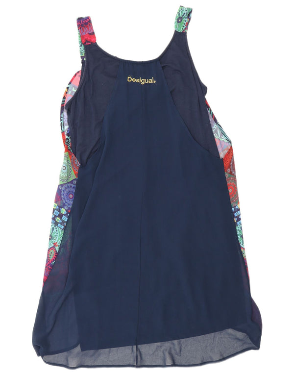 Γυναικείο γραφικό αμάνικο σαμαράκι Desigual EU 44 XL Navy Blue Geometric