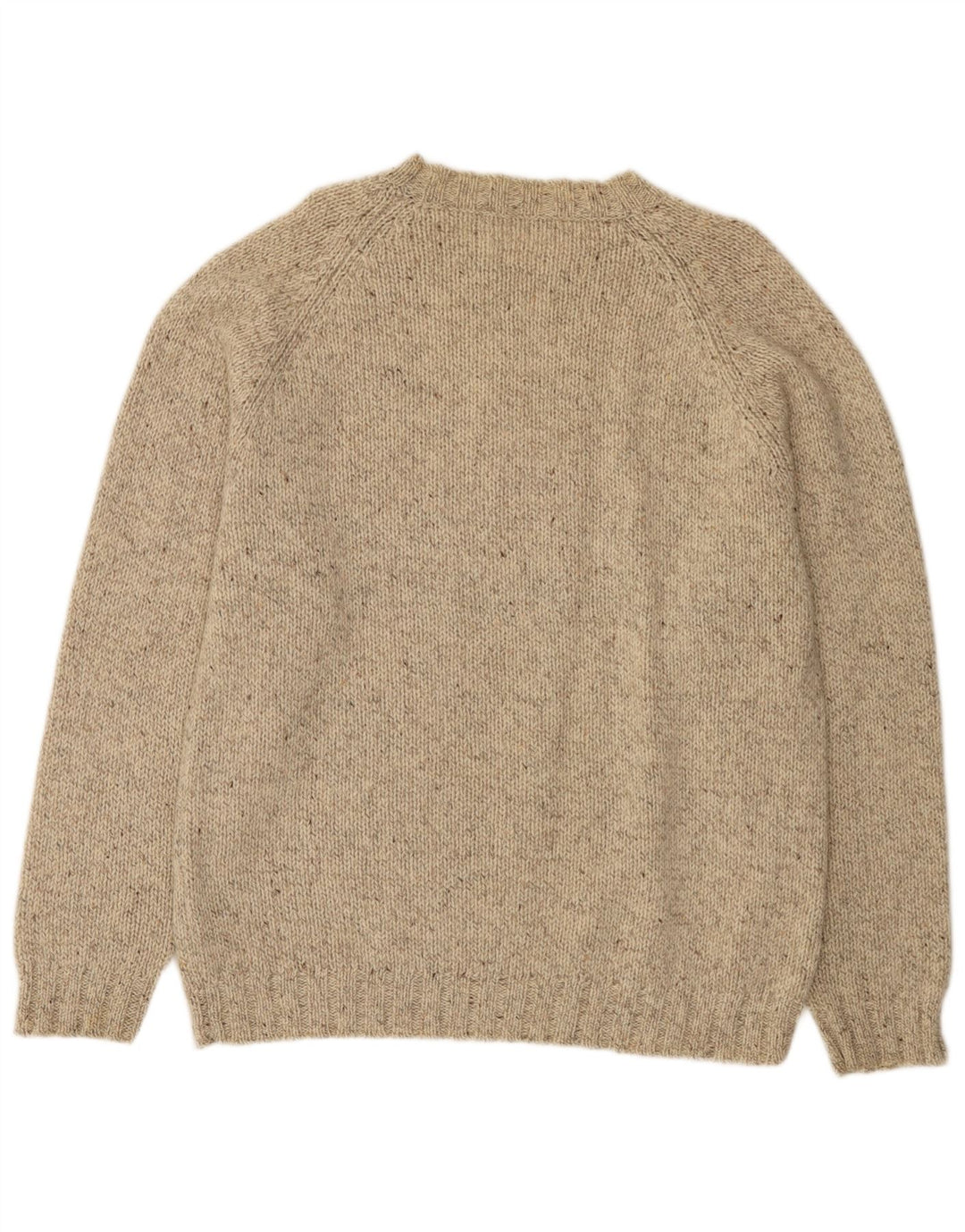 Ανδρικό πουλόβερ Old England Crew Neck Jumper XL Beige Flecked New Wool