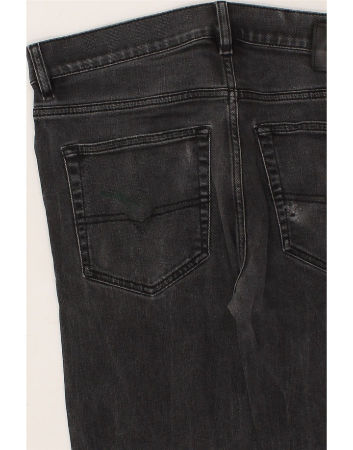 Ανδρικό Slim Jeans DIESEL W32 L32 Μαύρο βαμβακερό