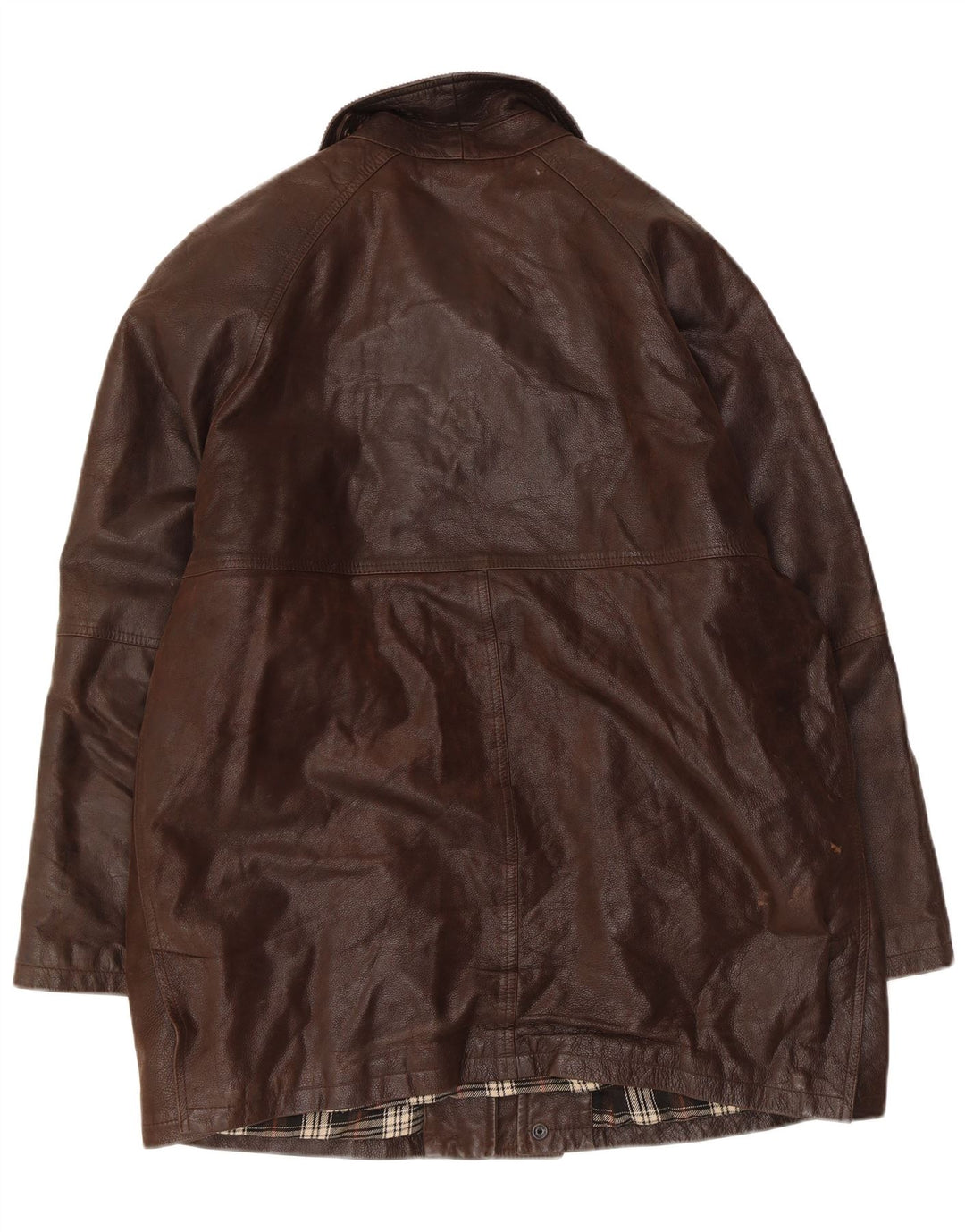 Vintage Ανδρικό Δερμάτινο Μπουφάν IT 50 Μεγάλο Καφέ Δερμάτινο