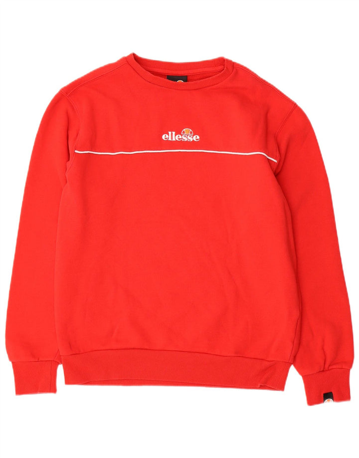 Ανδρικό γραφικό φούτερ Ellesse Jumper Μεσαίο κόκκινο βαμβακερό Sports
