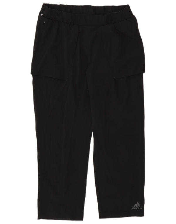 Adidas Γυναικεία φόρμα παντελόνια Crop UK 12/14 Medium Black Sports