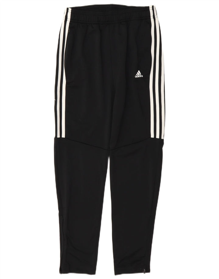 Παντελόνι αθλητικής φόρμας Adidas Boys Climalite 11-12 ετών μαύρο πολυεστέρα