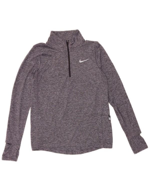 Μπλουζάκι με φερμουάρ Nike ανδρικό Dri Fit Μακρυμάνικο XS πολυεστέρας