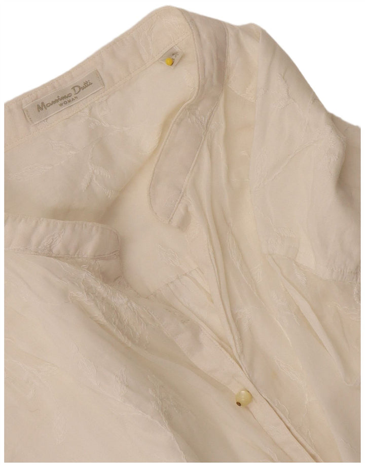 Massimo Dutti Γυναικείο πουκάμισο EU 44 XL Off White Floral
