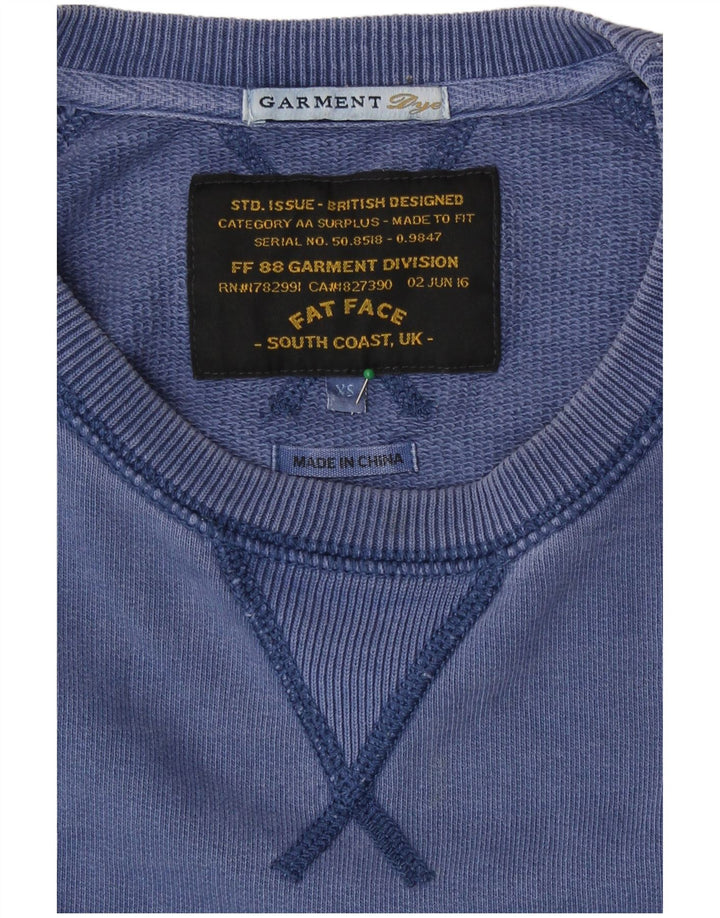 Ανδρικό φούτερ Fat Face Jumper XS Μπλε βαμβακερό