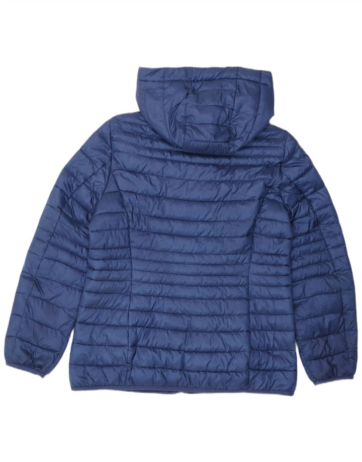 Γυναικείο μπουφάν με κουκούλα Esprit UK 18 XL Blue Polyester