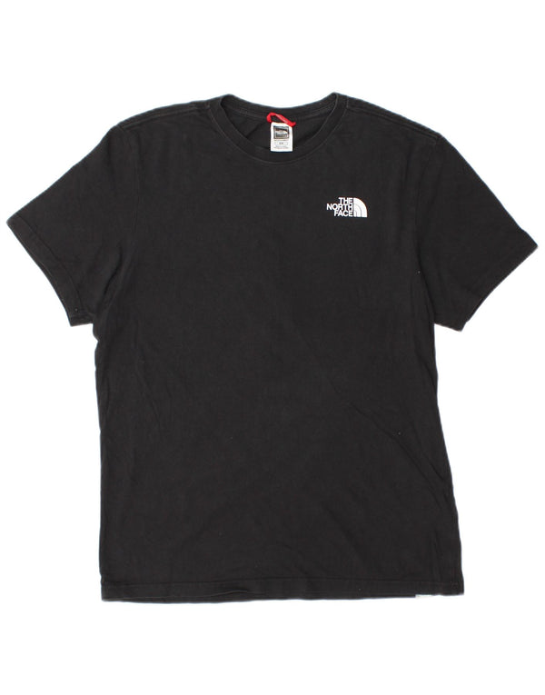 Ανδρικό γραφικό T-Shirt North Face Top Μεσαίο μαύρο βαμβακερό