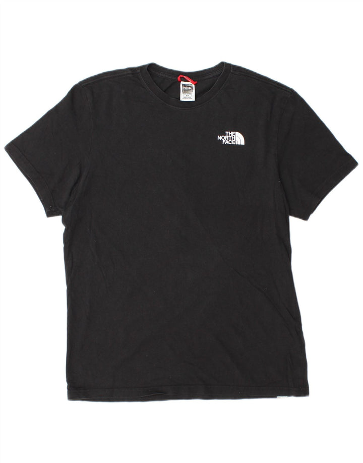 Ανδρικό γραφικό T-Shirt North Face Top Μεσαίο μαύρο βαμβακερό