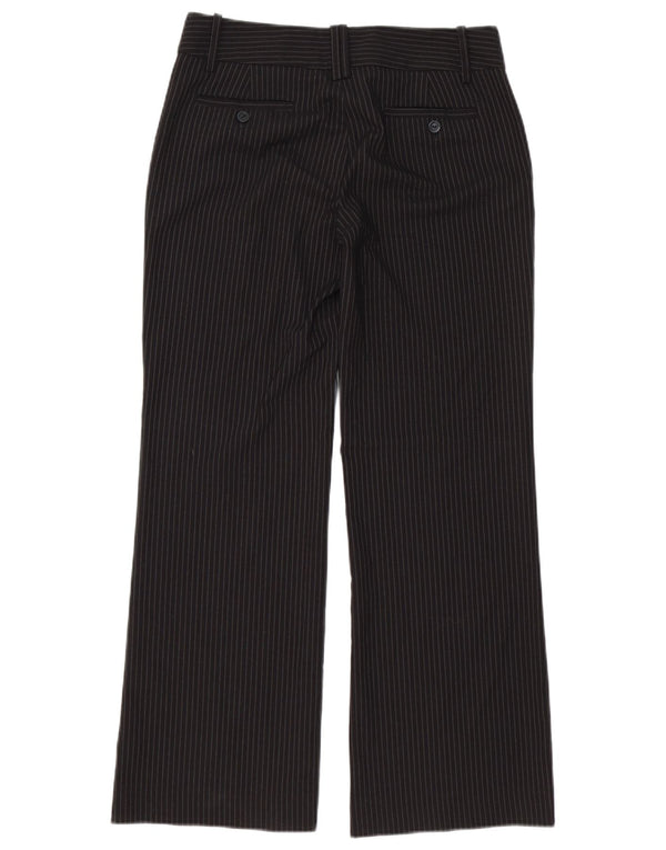 Zara γυναικείο μποτάκι παντελόνι EU 38 Small W28 L30 Μαύρο ριγέ