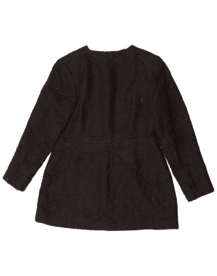 Zara Γυναικείο σακάκι blazer 4 κουμπιών UK 18 XL μαύρο
