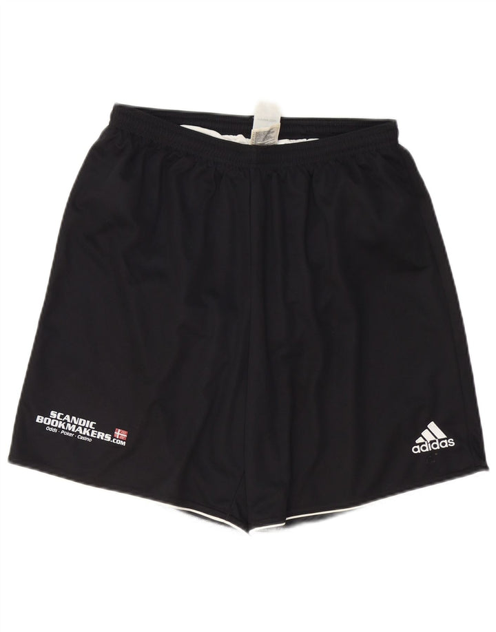 Ανδρικό σορτς Adidas Climalite Sport μεγάλο μαύρο πολυεστέρα
