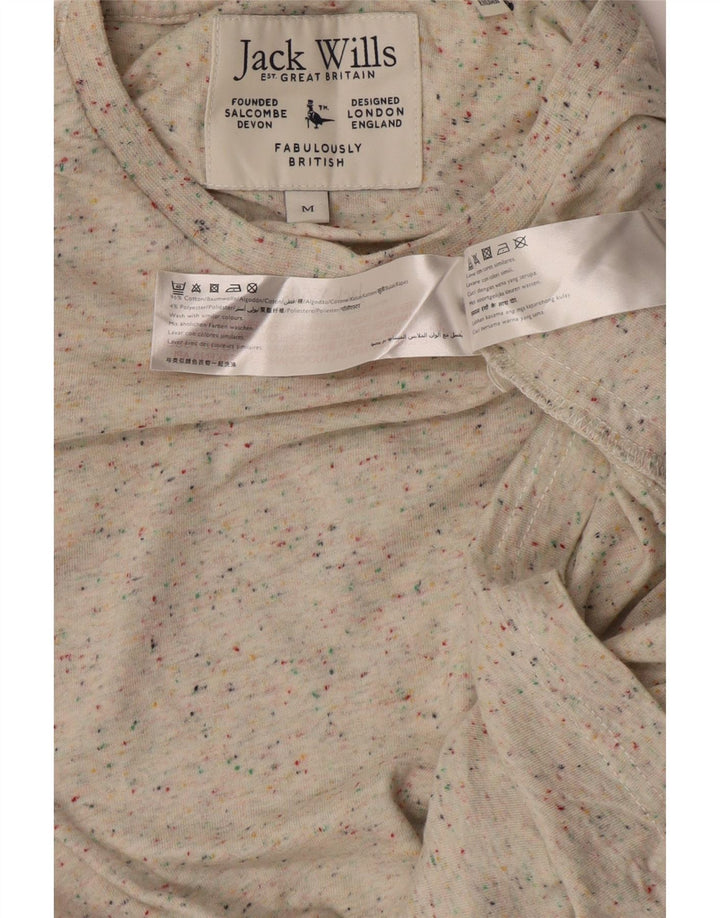 Ανδρικό T-Shirt Jack Wills Top Βαμβακερό μεσαίο μπεζ