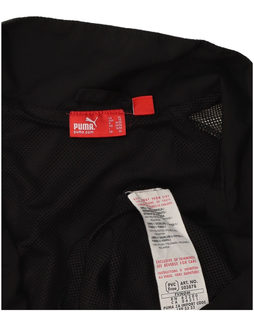 Ανδρική φόρμα Puma Top Jacket XL Μαύρο Colourblock Πολυεστέρας