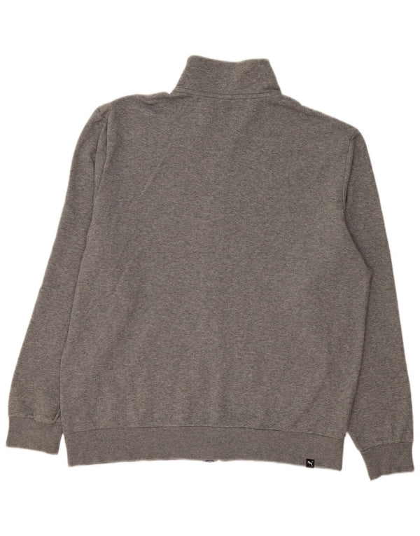 Ανδρική φόρμα γραφικής Puma Μπουφάν XL Γκρι βαμβακερό