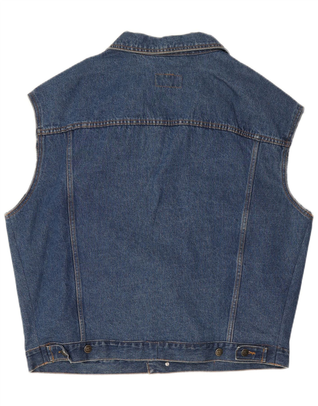 Vintage Ανδρικό Τζιν Gilet UK 46 3XL Μπλε