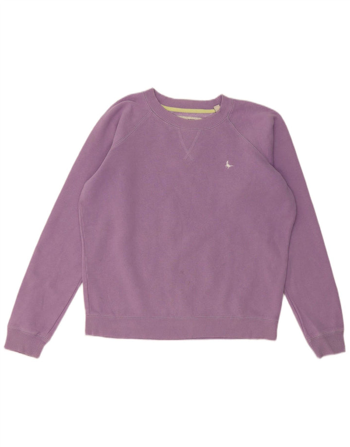 JACK WILLS Γυναικεία φούτερ υπερμεγέθης κοπής Jumper UK 8 Small Purple