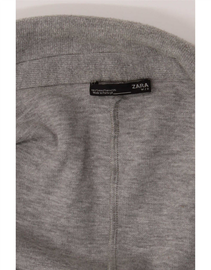 Zara Γυναικείο Ανοιχτό Πανωφόρι UK 10 Small Grey