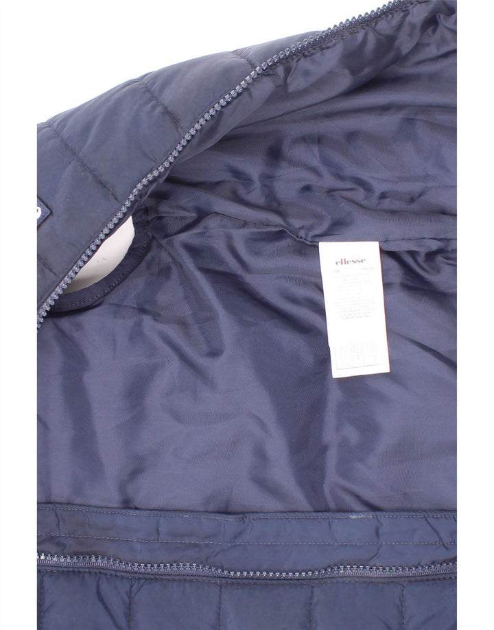 Ellesse Boys Padded Gilet 2-3 Years Navy Blue Polyester