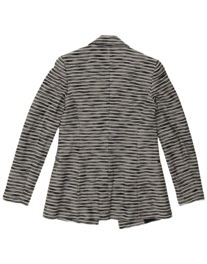 Massimo Dutti Γυναικείο μπουφάν μπλέιζερ EU 34 2XS Navy Blue Flecked Cotton