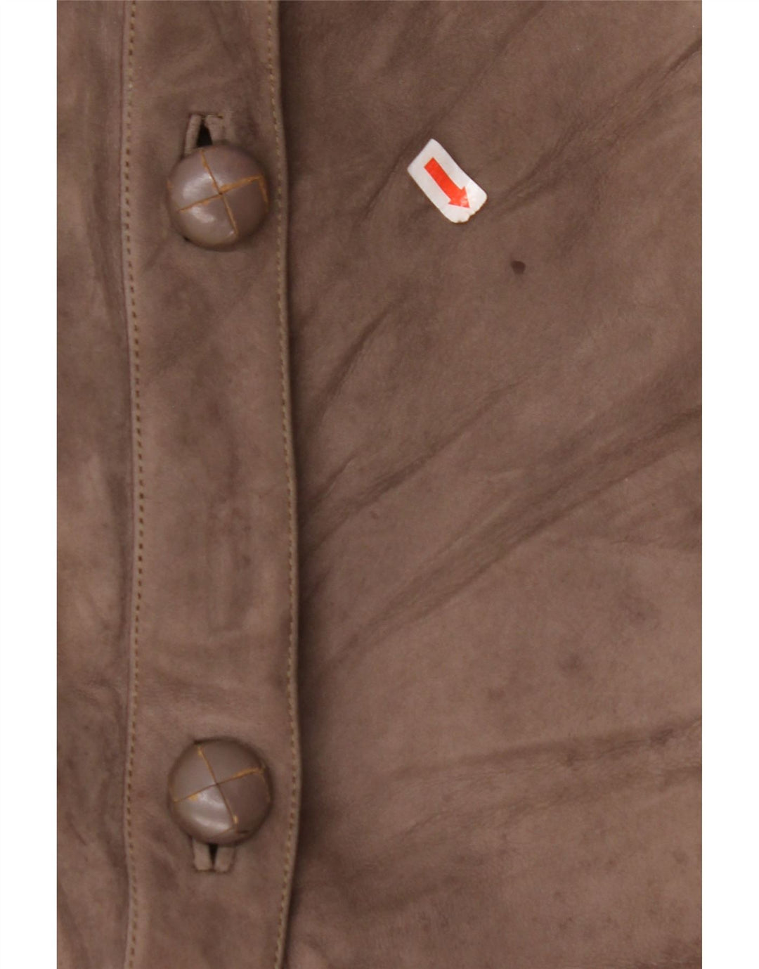 VINTAGE Γυναικείο Παλτό Shearling UK 14 Large Beige