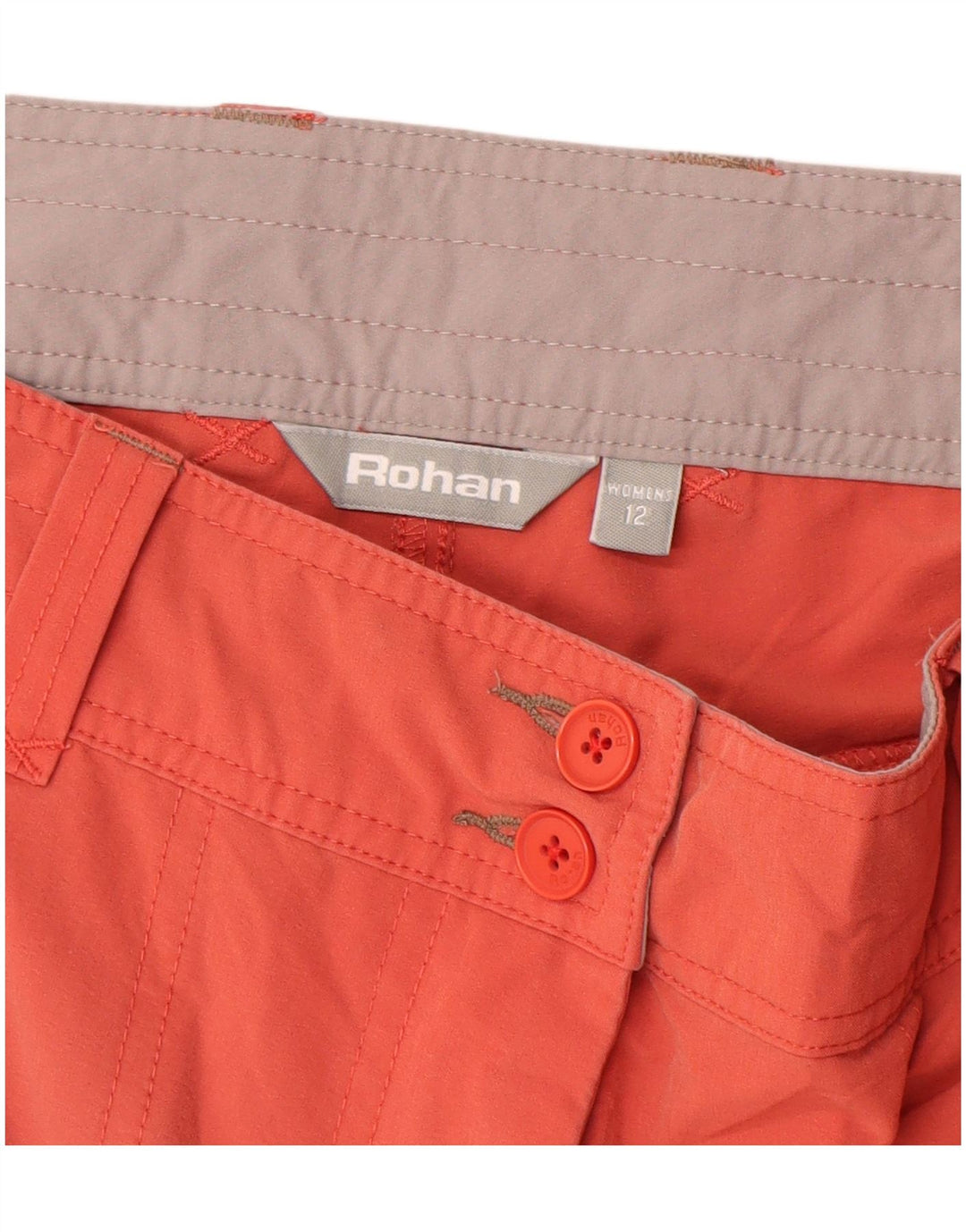 ROHAN Γυναικείο σορτς Chino UK 12 Medium W32 Πορτοκαλί Πολυαμίδιο