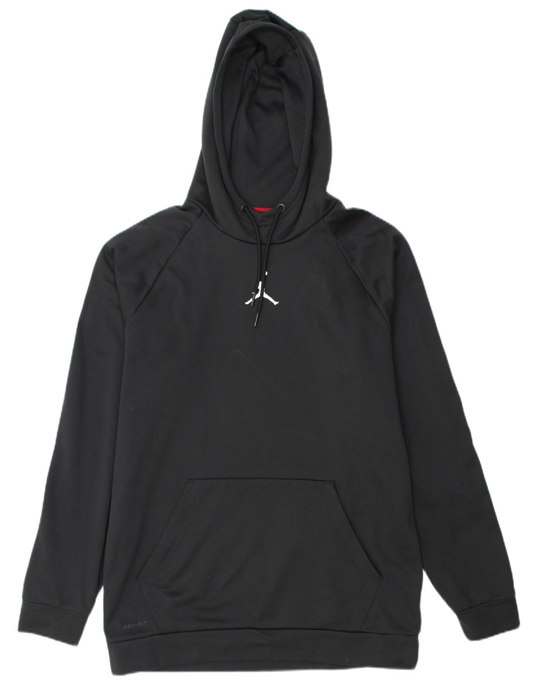 JORDAN Ανδρικό Dri Fit Hoodie Jumper Μεγάλος Μαύρος Πολυεστέρας