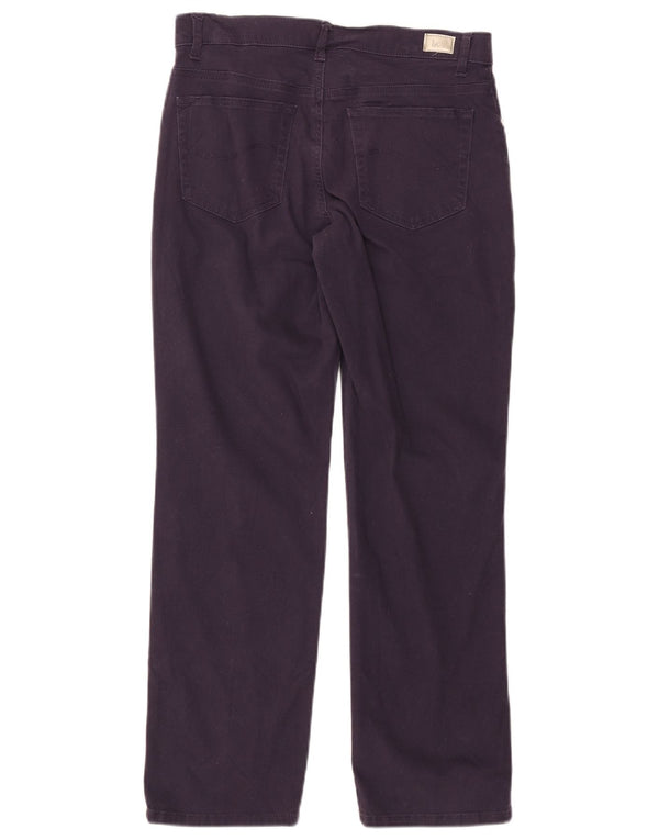 Lee Γυναικείο Ψηλόμεσο Τζιν Χαλαρής Εφαρμογής ίσιο W30 L28 Μωβ