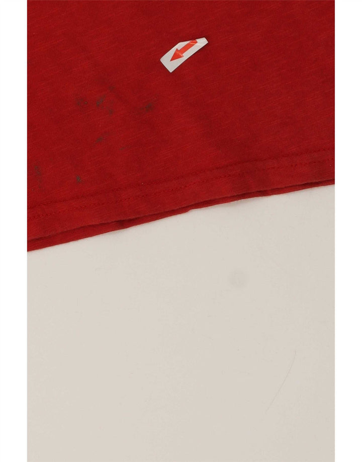 Ανδρικό γραφικό T-Shirt Fat Face Top 2XL Κόκκινο βαμβακερό