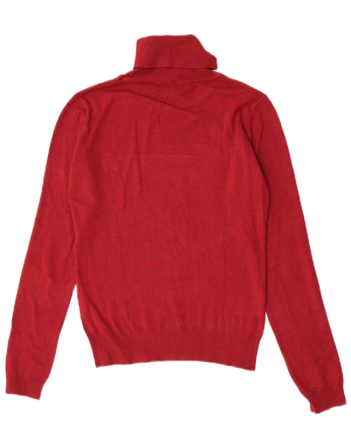 Guess Γυναικείο πουλόβερ με ρολό λαιμόκοψη UK 10 Small Red