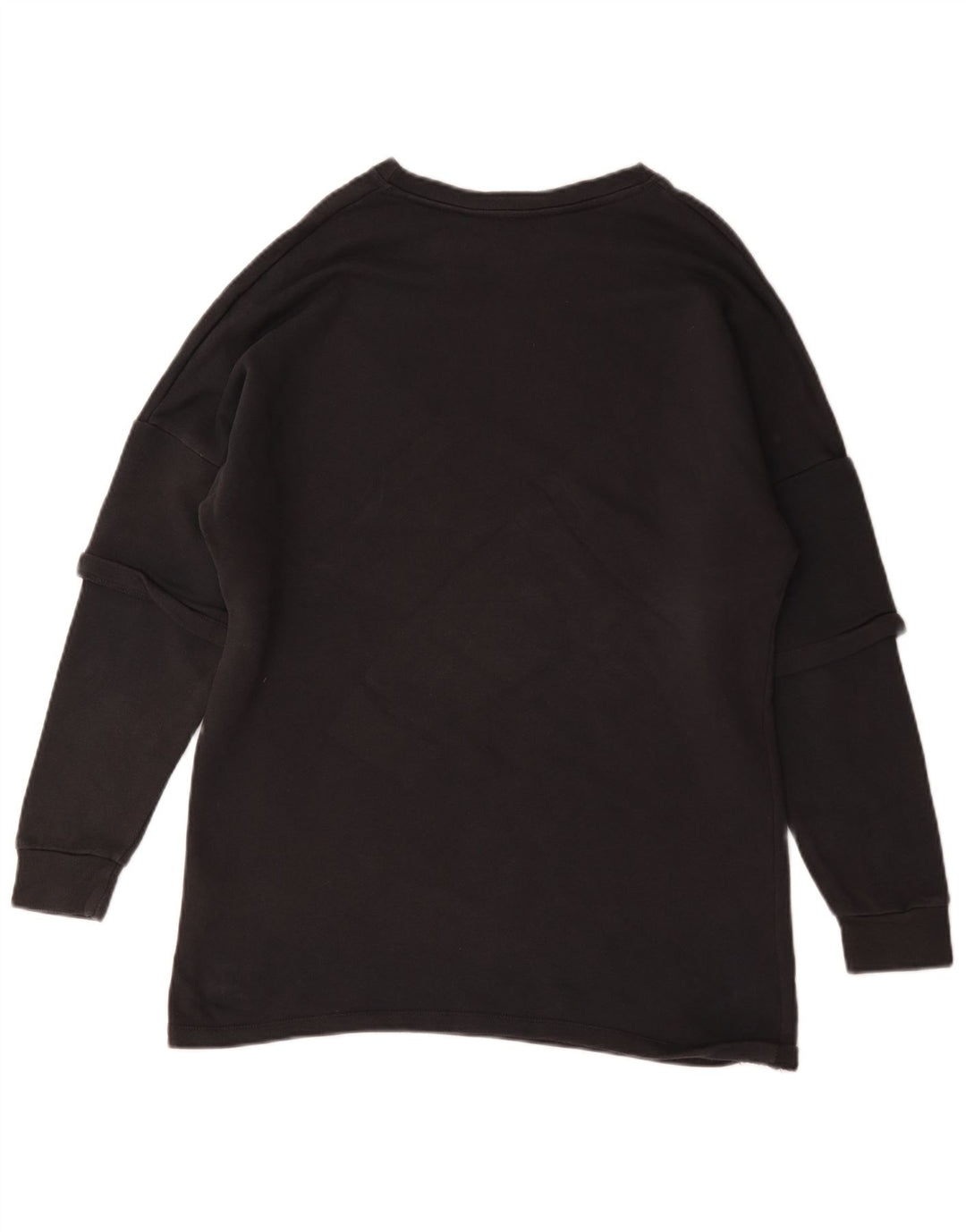 Zara Ανδρικό Φούτερ Jumper Μικρό Μαύρο Βαμβακερό