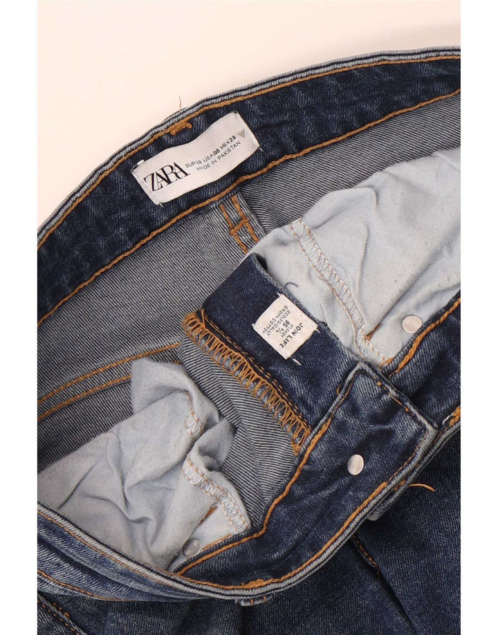 Zara Γυναικείο Τζιν μποτάκι EU 38 Small W28 L26 Μπλε βαμβακερό