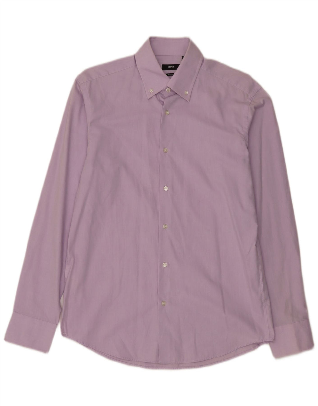 Ανδρικό πουκάμισο Hugo Boss Regular Fit Size 4015 3/4 Medium Purple βαμβακερό