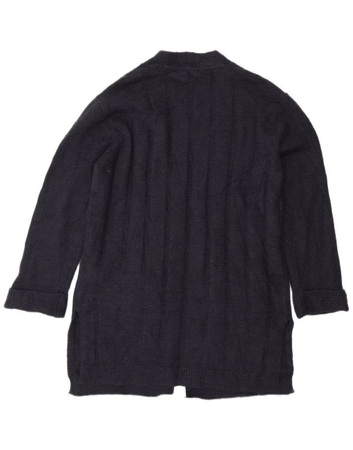 Marks & Spencer Γυναικείο πουλόβερ Longline Cardigan UK 14 Medium Navy Blue