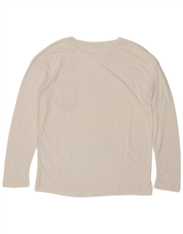 Zara Γυναικείο τοπ Trafaluc μακρυμάνικο UK 10 Small White