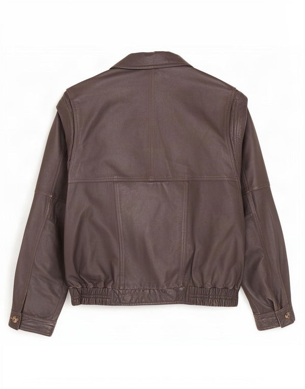 Vintage Ανδρικό Δερμάτινο Μπουφάν UK 42 XL Καφέ