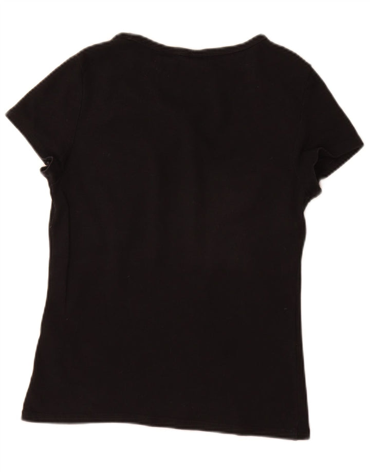Γυναικείο T-Shirt Levi's Top UK 12 μεσαίο μαύρο βαμβακερό