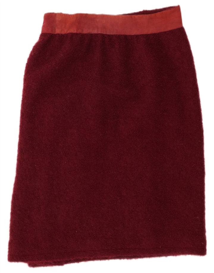 Alberta Ferretti Γυναικεία ίσια φούστα W30 Medium Burgundy
