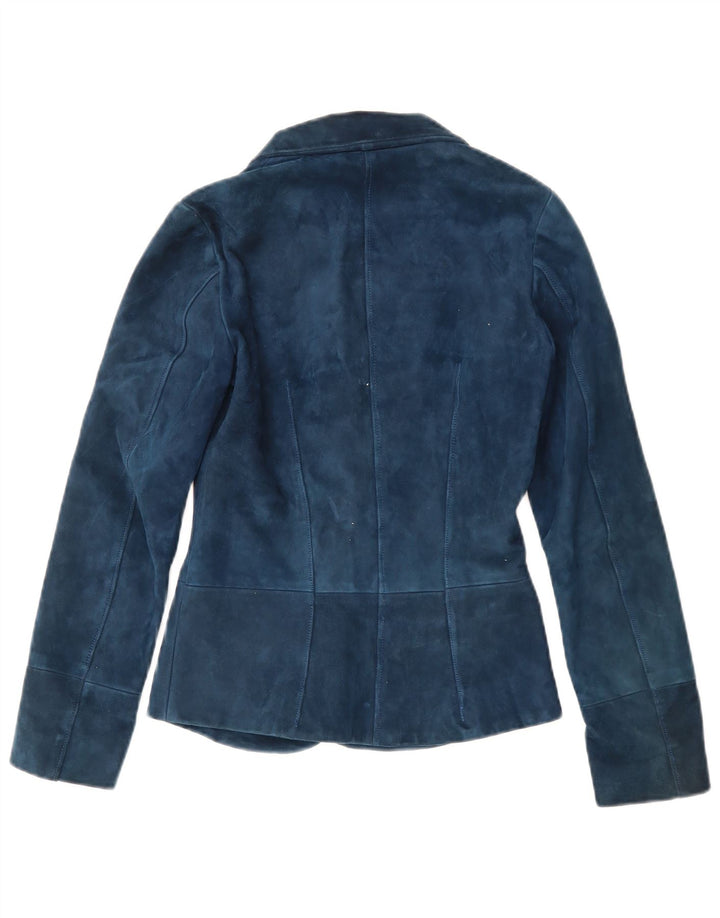 Vintage γυναικείο σακάκι με 2 κουμπιά UK 4 XS Navy Blue
