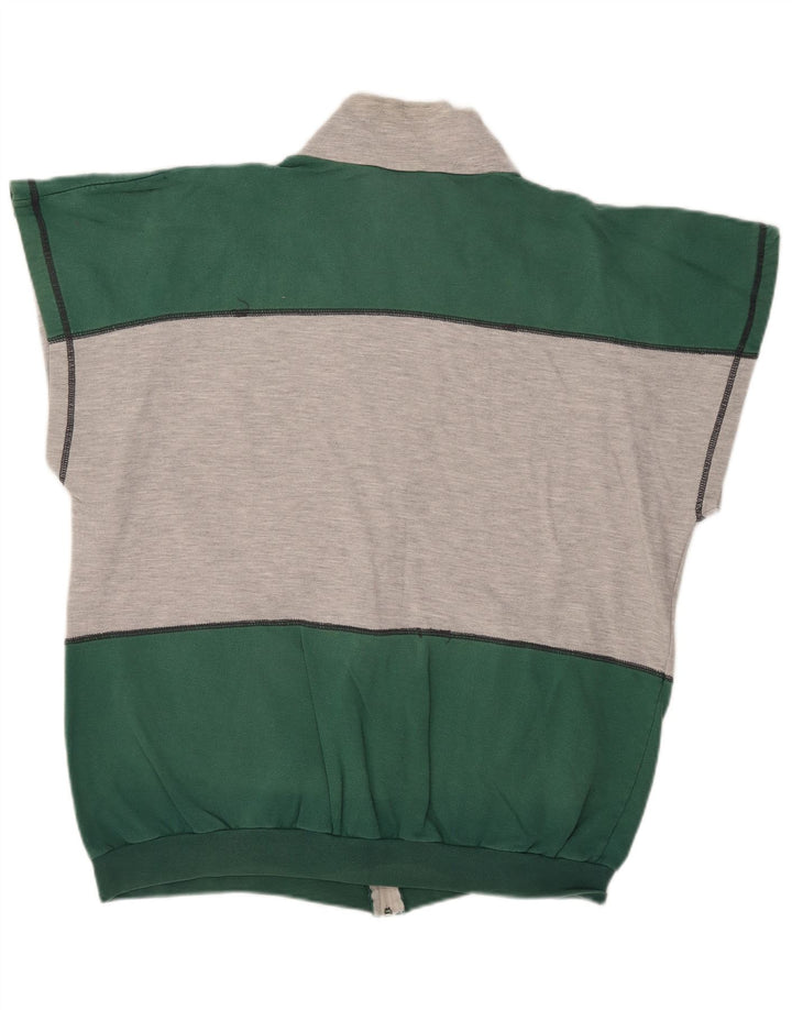Ανδρική Αμάνικη αθλητική φόρμα Active Top Jacket 2XL Γκρι χρώματος βαμβακερό