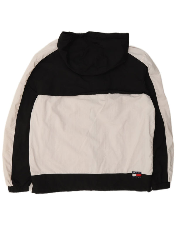 Ανδρικό μπουφάν Tommy Hilfiger Windbreaker UK 38 Medium White Colourblock
