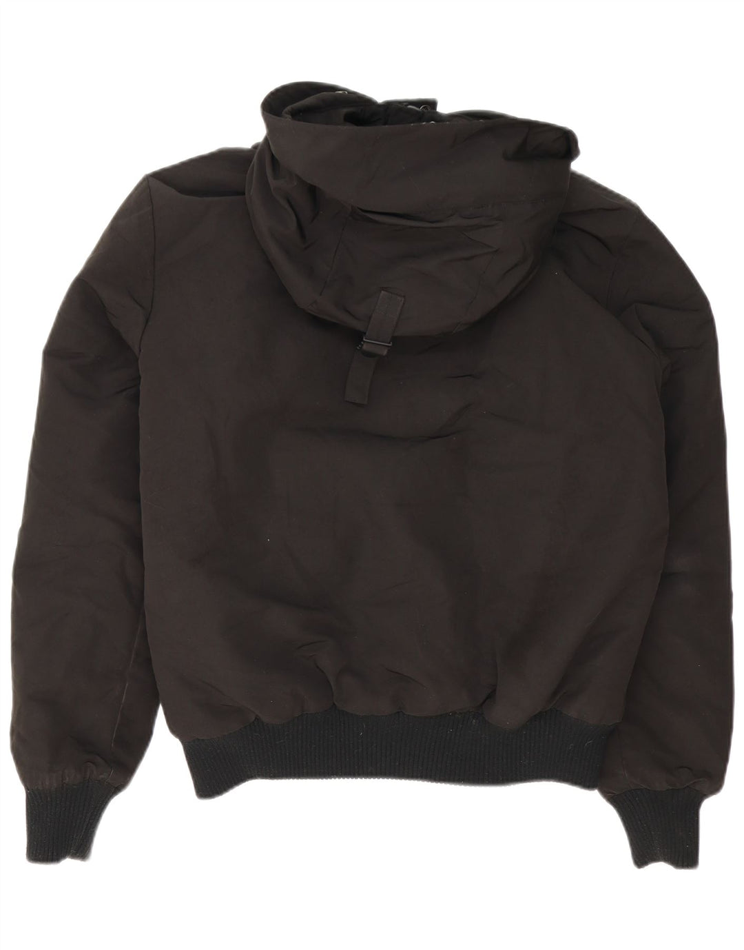 Ανδρικό μπουφάν με κουκούλα SUPERDRY UK 38 Medium Black Nylon