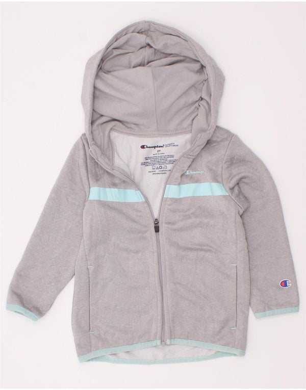 Champion Baby Boys Zip Hoodie πουλόβερ 18-24 μηνών σε γκρι χρώμα