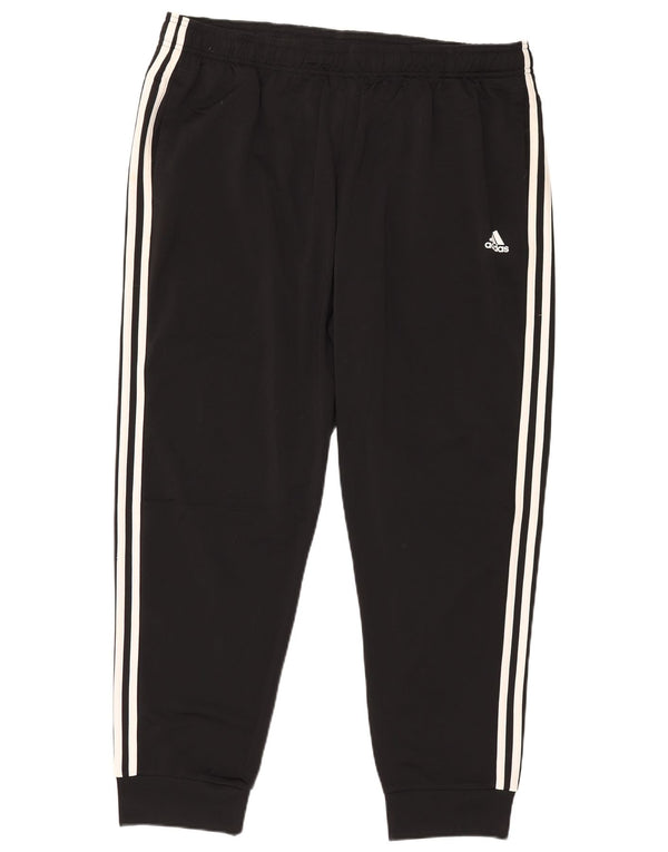 Adidas Mens Tracksuit Trousers Joggers 2XL  Black Polyester