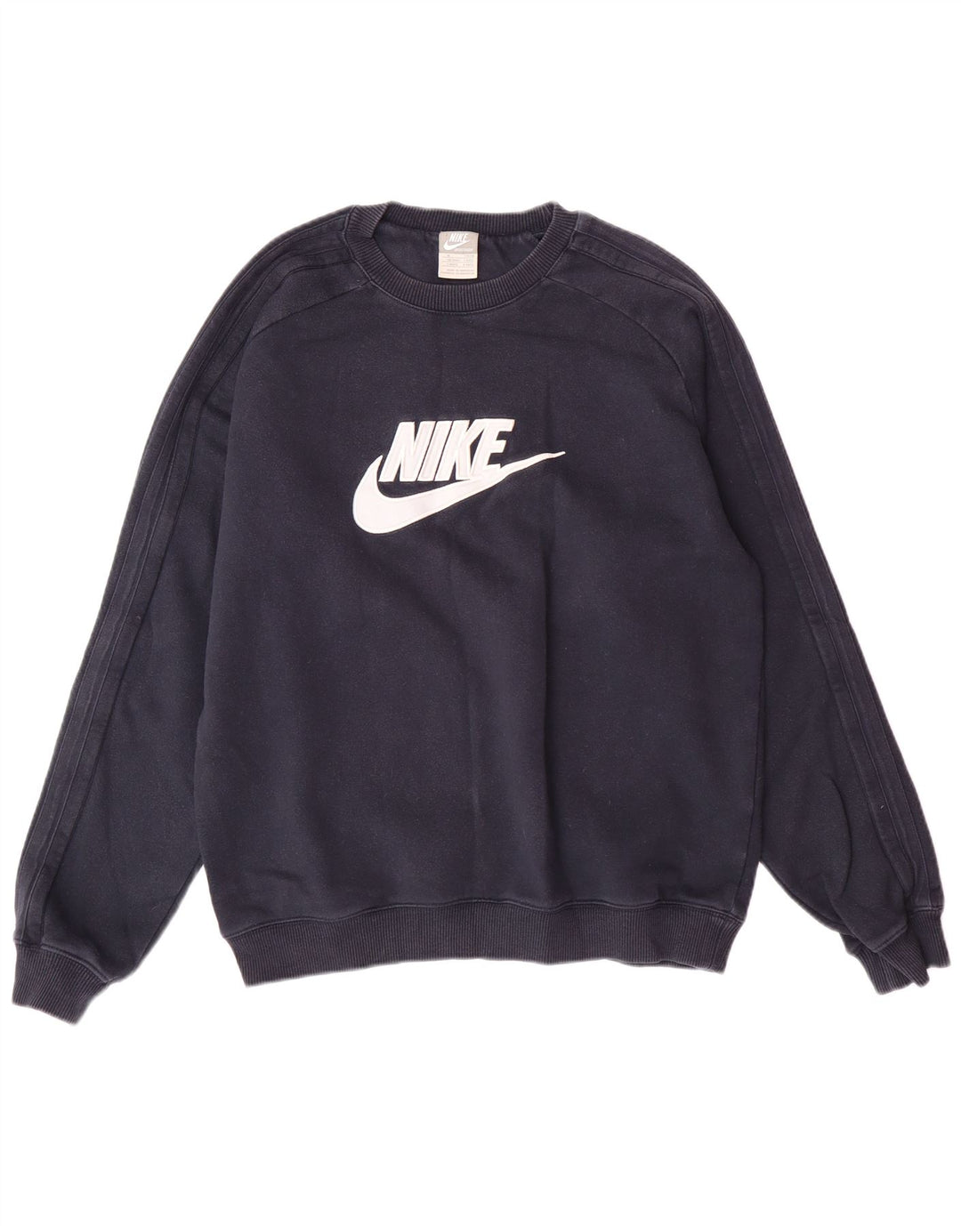 Ανδρικό γραφικό φούτερ NIKE Jumper UK 39/41 Medium Navy Blue Cotton