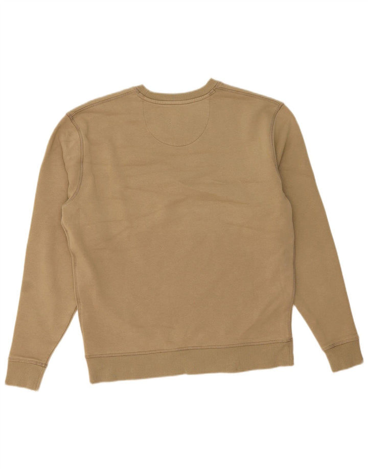 JACK WILLS Mens Sweatshirt Jumper Small Beige Cotton