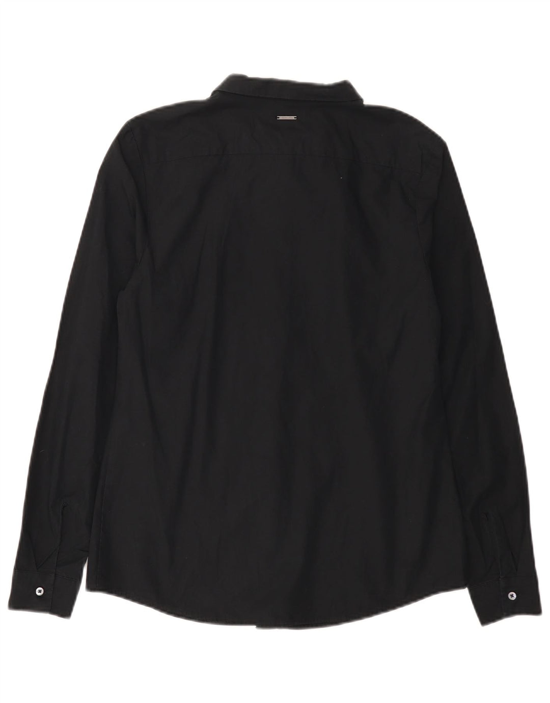 Calvin Klein Jeans Γυναικείο Πουκάμισο UK 14 Large Μαύρο